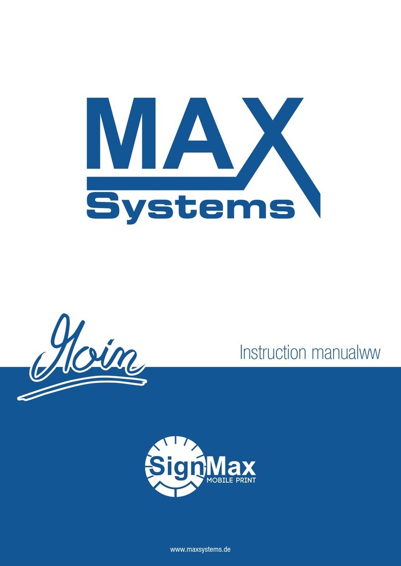 Max Systems SignMax instruction manual