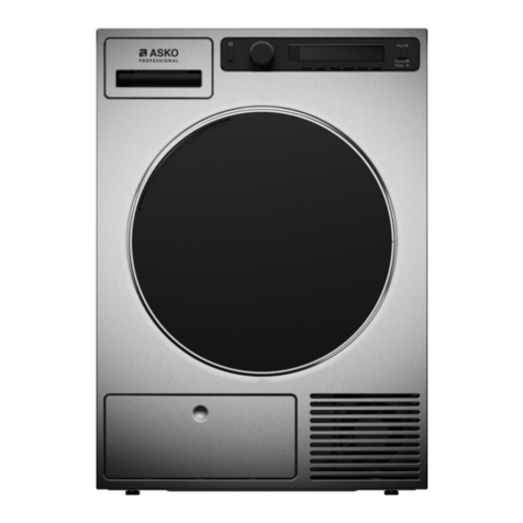Asko TD85.C38X User manual