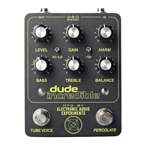 Electronic Audio Experiments Dude Incredible User manual