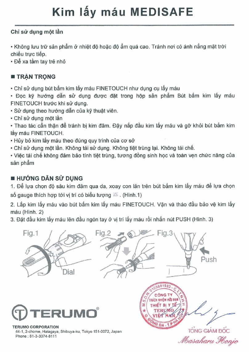 Terumo MEDISAFE User manual