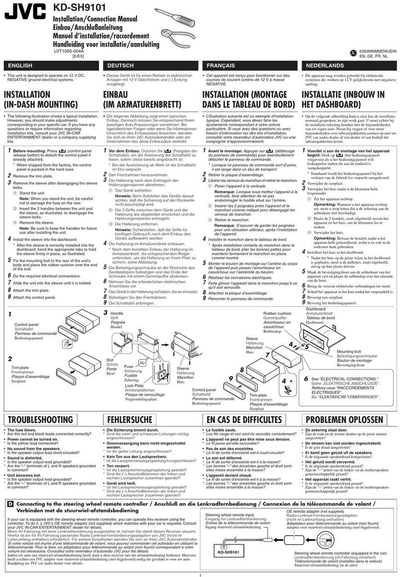 JVC KD-SH9101 Guide