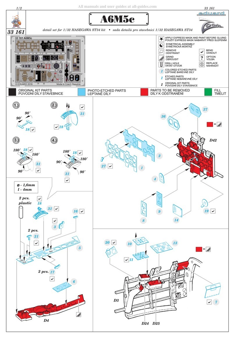Eduard Zoom A6M5c User manual Eduard Zoom A6M5c User manual