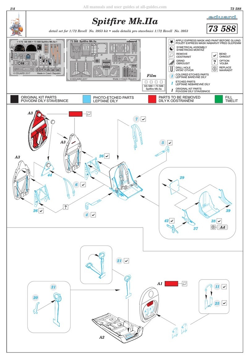 Eduard Spitfire Mk.IIa quick start guide