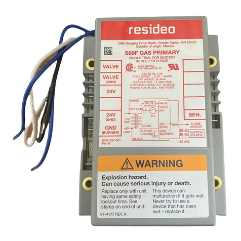 resideo S89E User manual