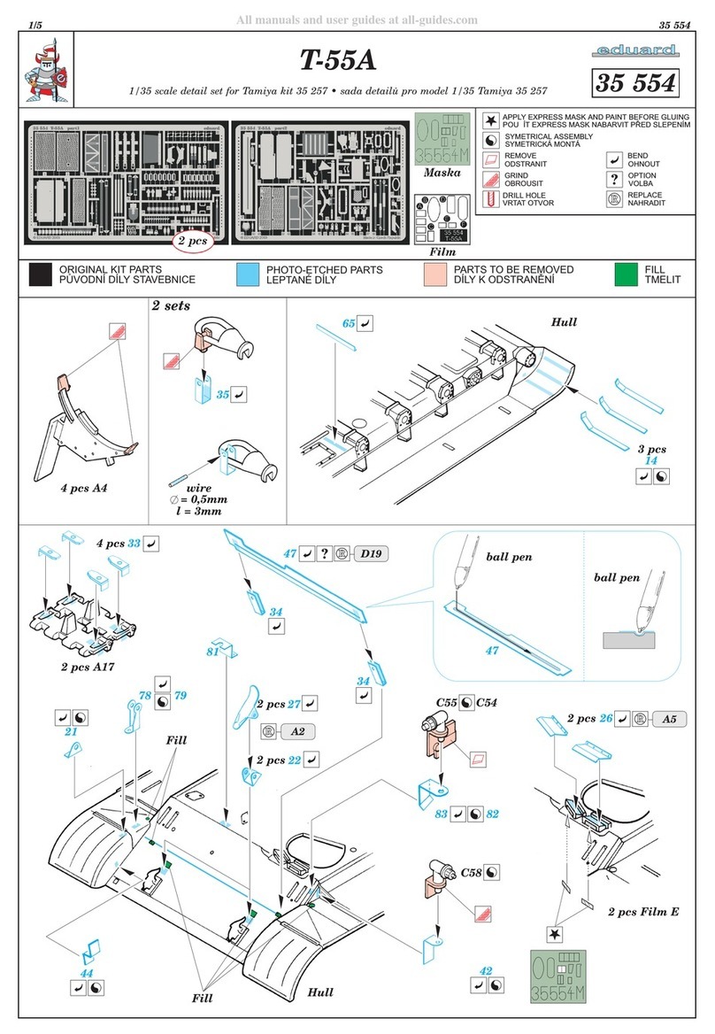 Eduard T-55A quick start guide