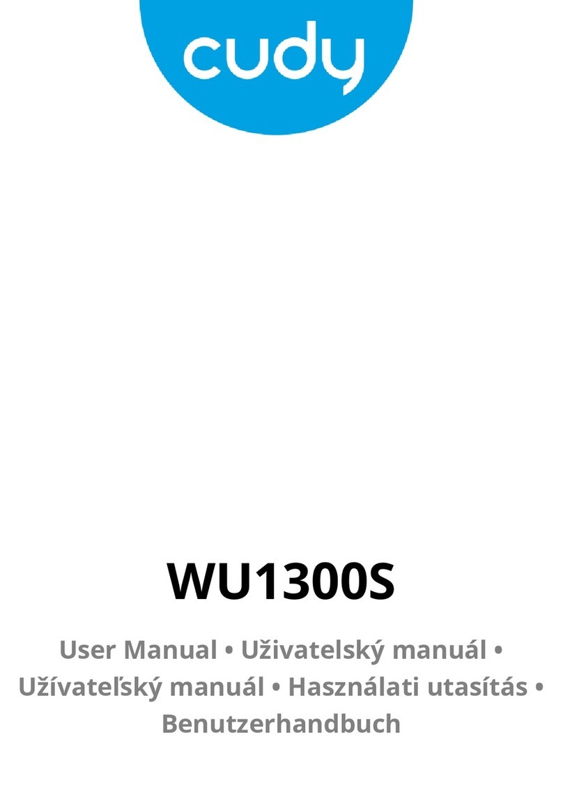 ALZA Cudy WU1300S user manual