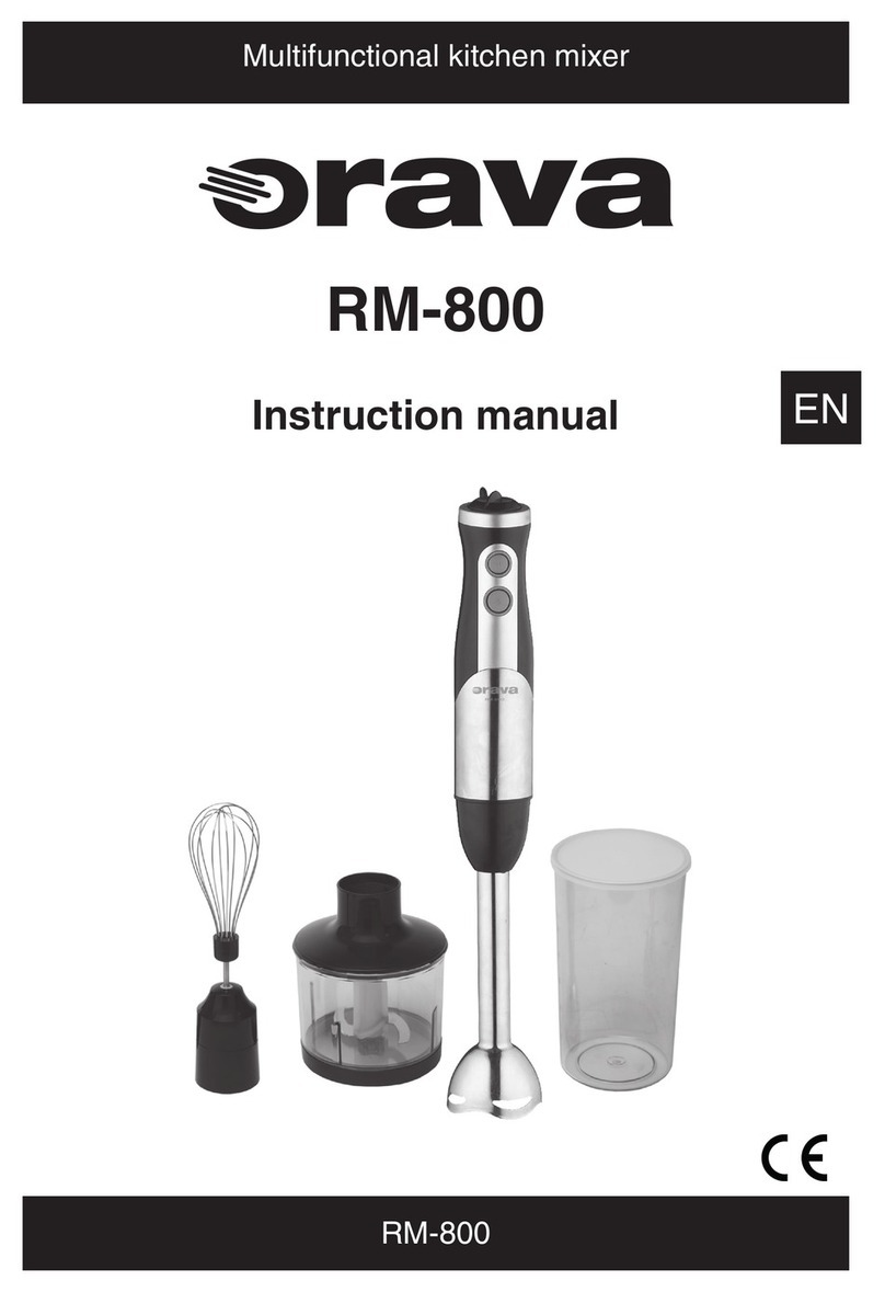 Orava RM-800 instruction manual