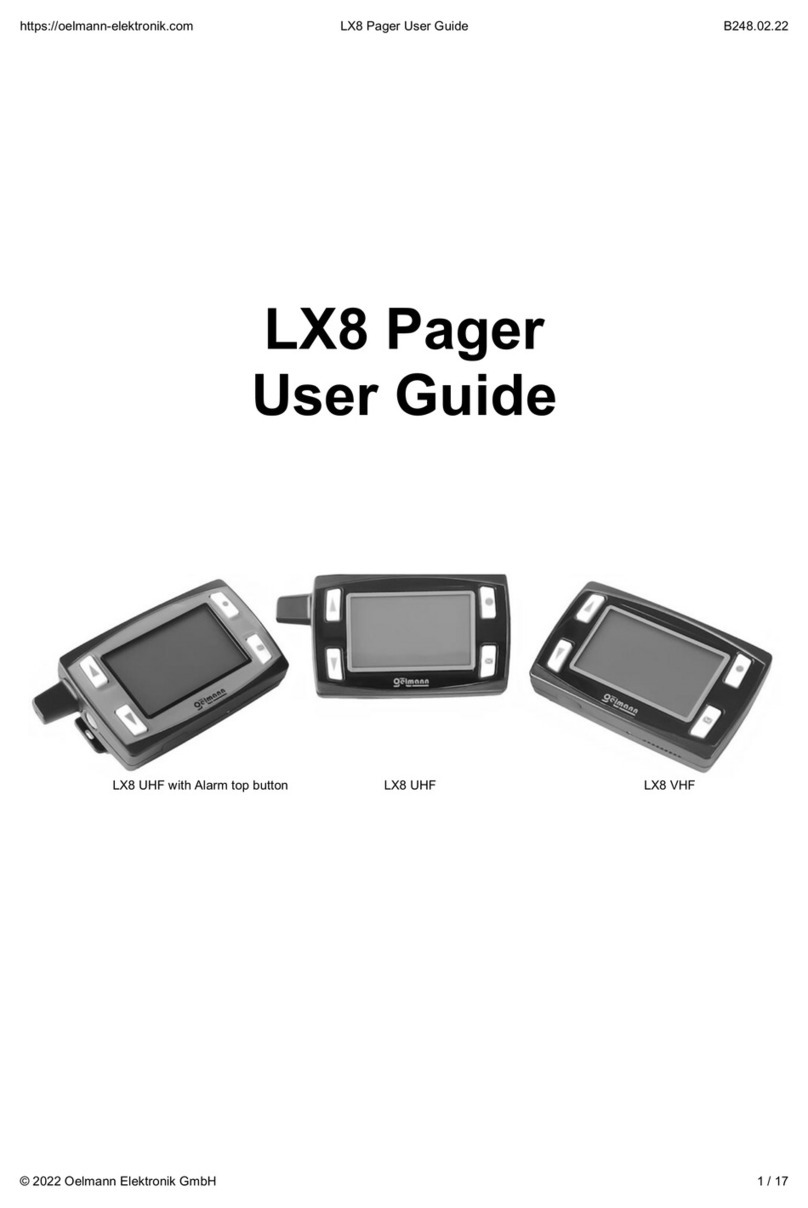 Oelmann Elektronik LX8 user guide