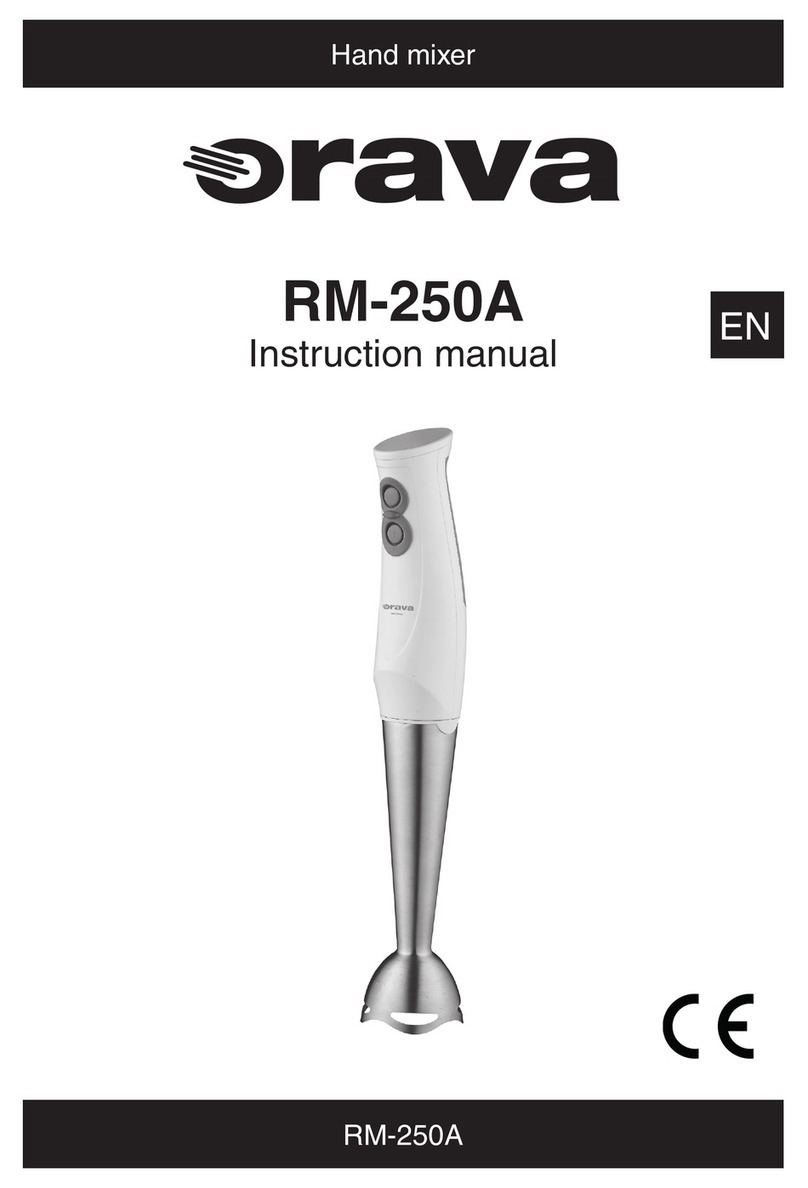 Orava RM-250A instruction manual