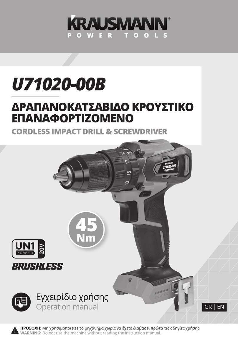 KRAUSMANN U71020-00B User manual