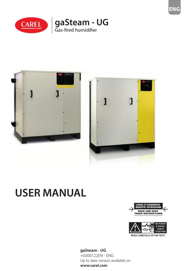 Carel gaSteam-UG User manual