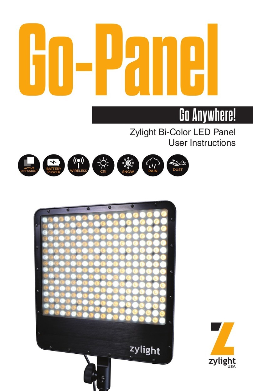 Zylight Go-Panel User instructions