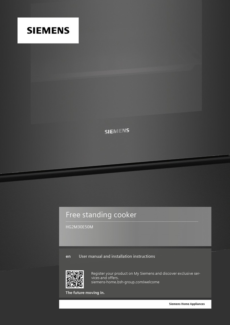 Siemens HG2M30E50M User manual