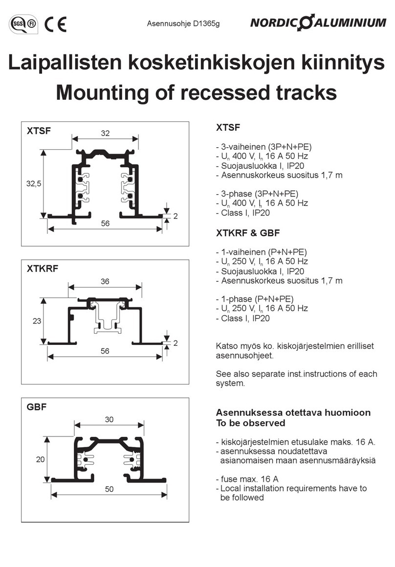Nordic Aluminium XTSF User manual