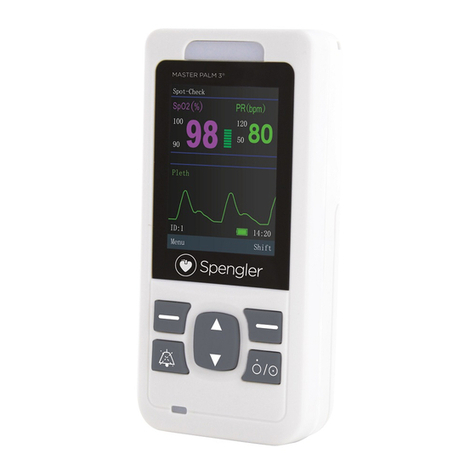 Spengler MASTER PALM 3 NELLCOR COMPATIBLE user manual Spengler MASTER PALM 3 NELLCOR COMPATIBLE user manual