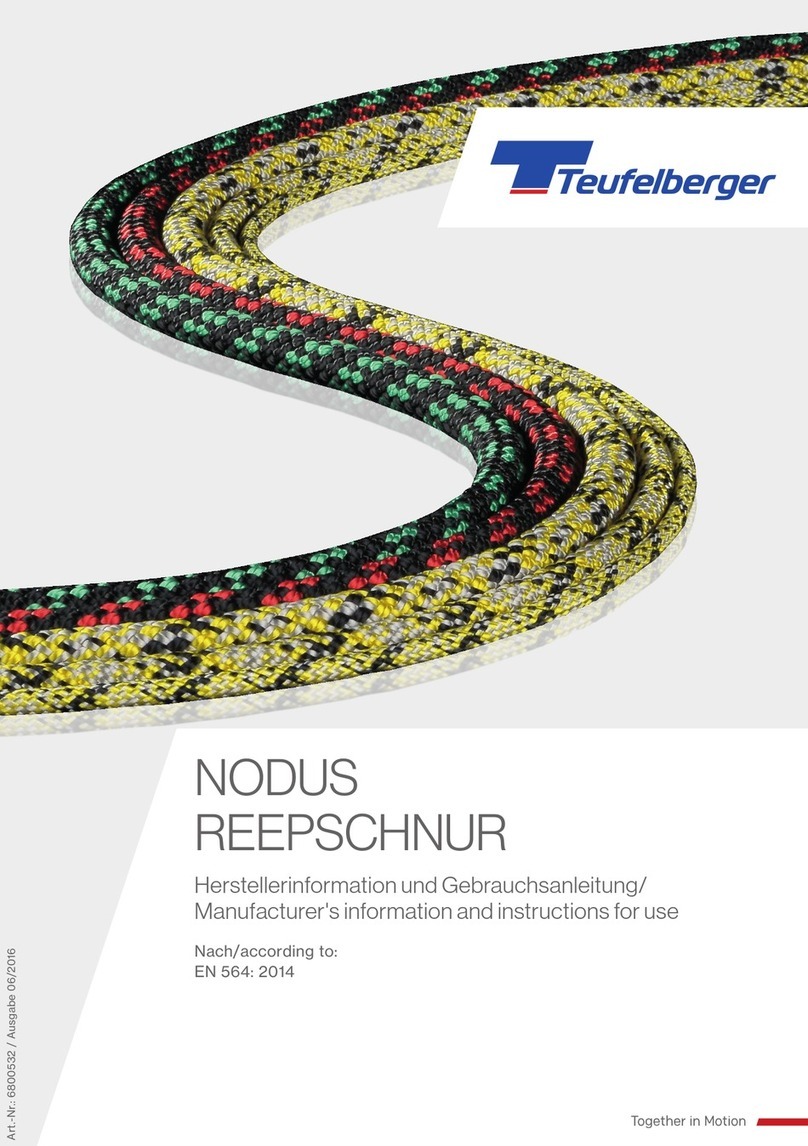TEUFELBERGER NODUS REEPSCHNUR Instructions for use