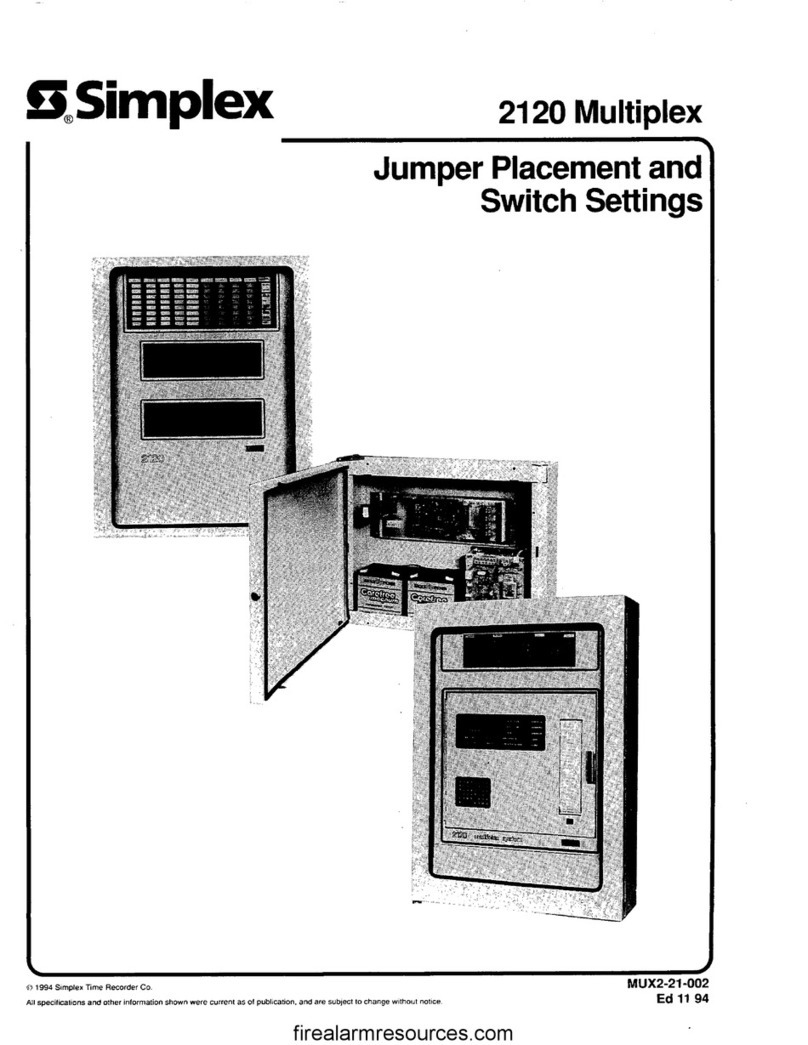 Simplex 2120 manual