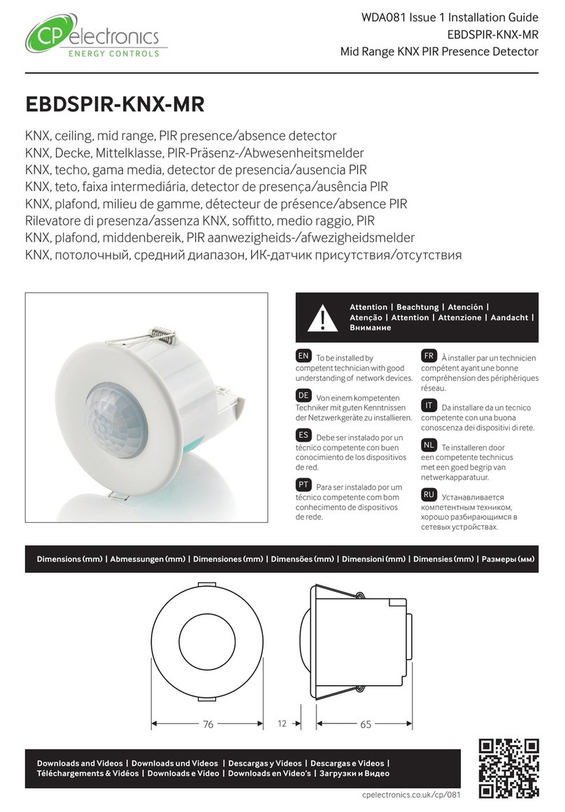 C.P. Electronics EBDSPIR-KNX User manual