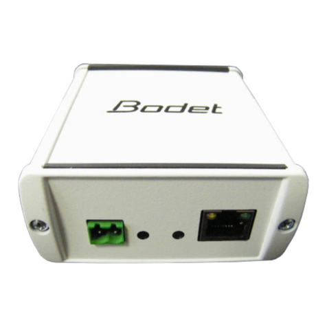Bodet 907 976 installation manual