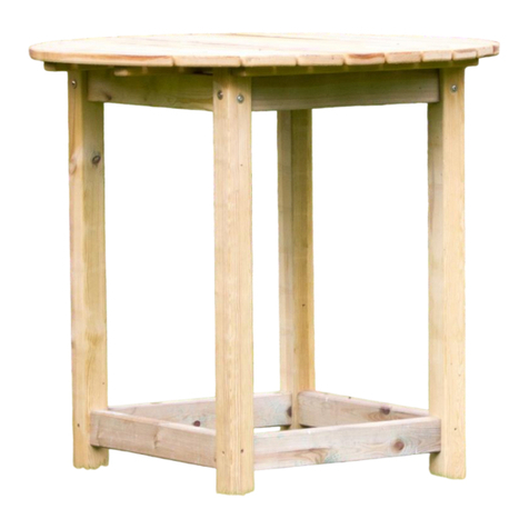 Zest 4 Leisure Bahama Large Round Table User manual Zest 4 Leisure Bahama Large Round Table User manual