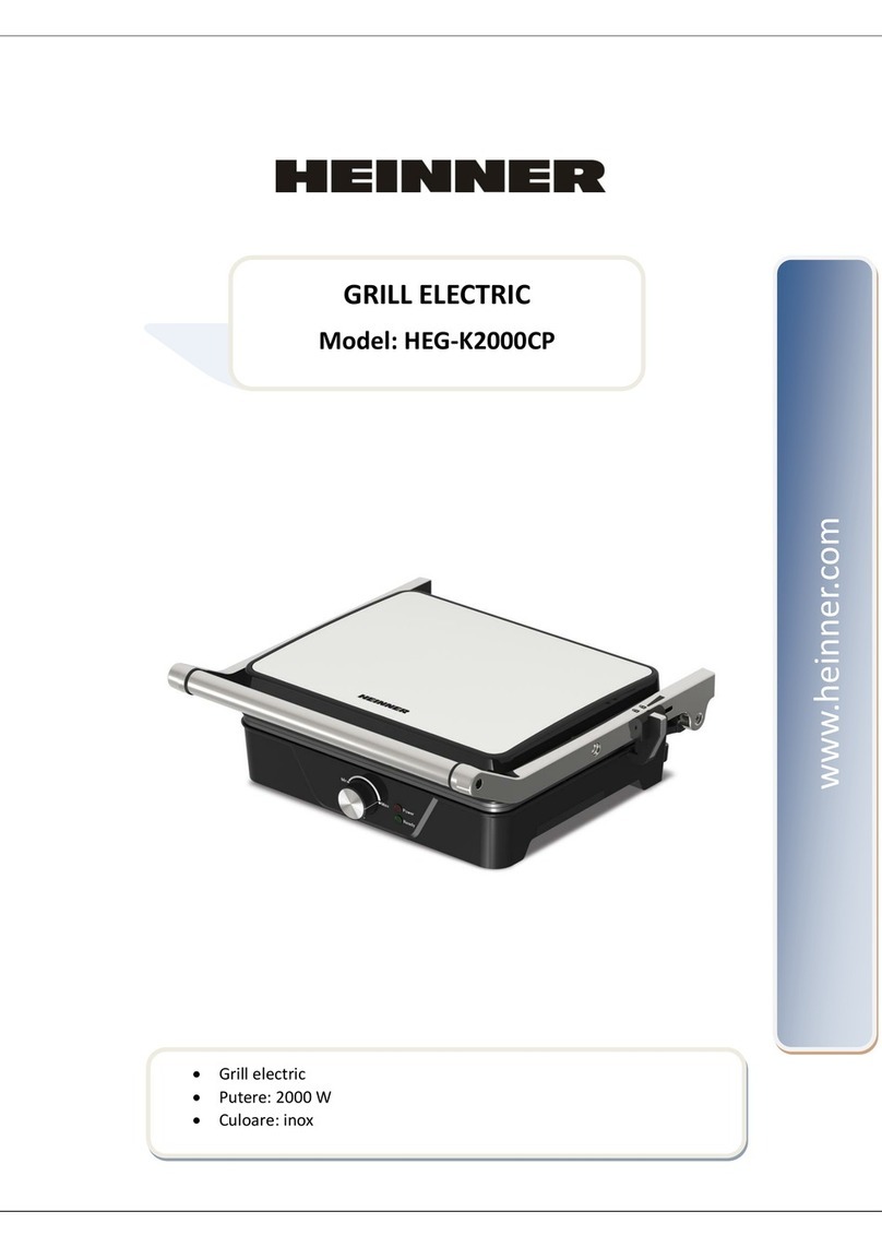 Heinner HEG-K2000CP user manual