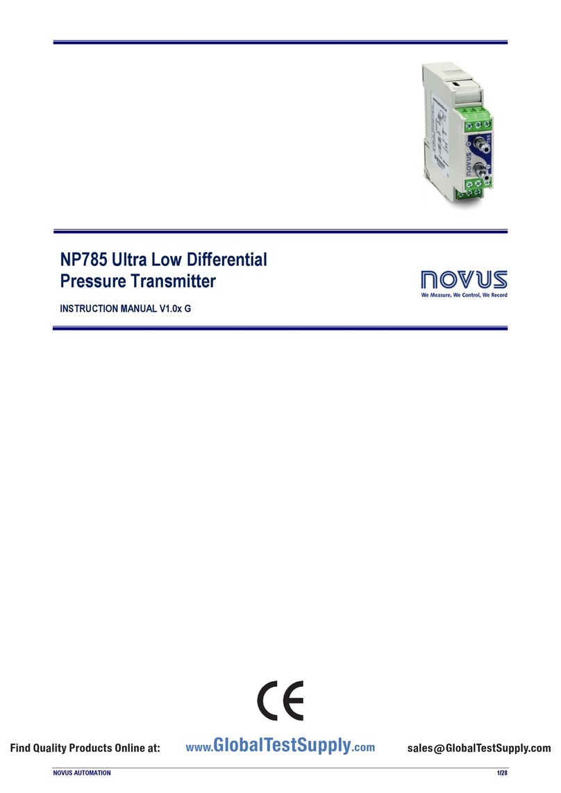 Novus NP785 instruction manual