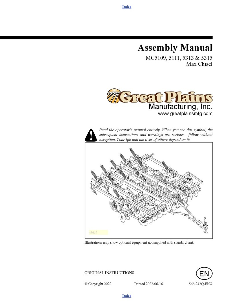 GREAT PLAINS MC5109 Max-Chisel Assembly manual