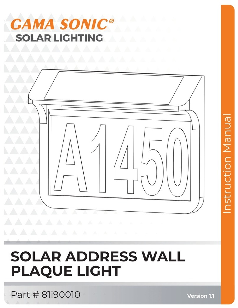 Gama Sonic 81i90010 instruction manual