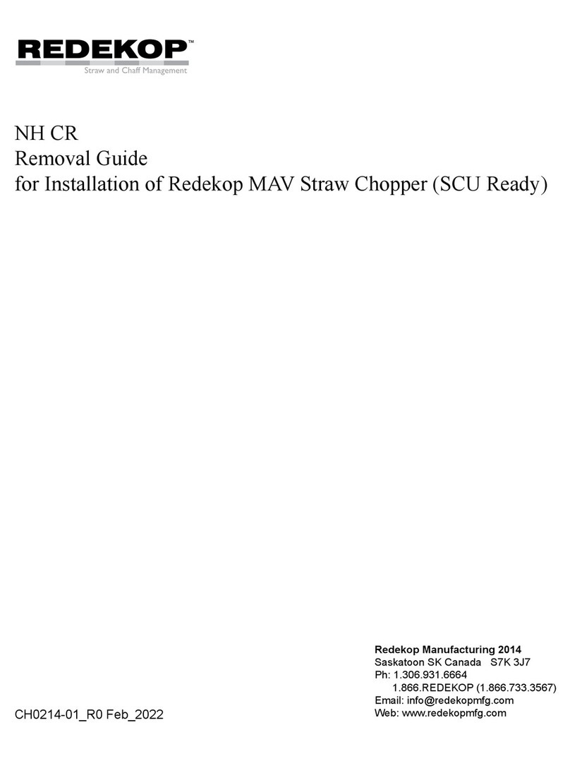 REDEKOP NH CR manual