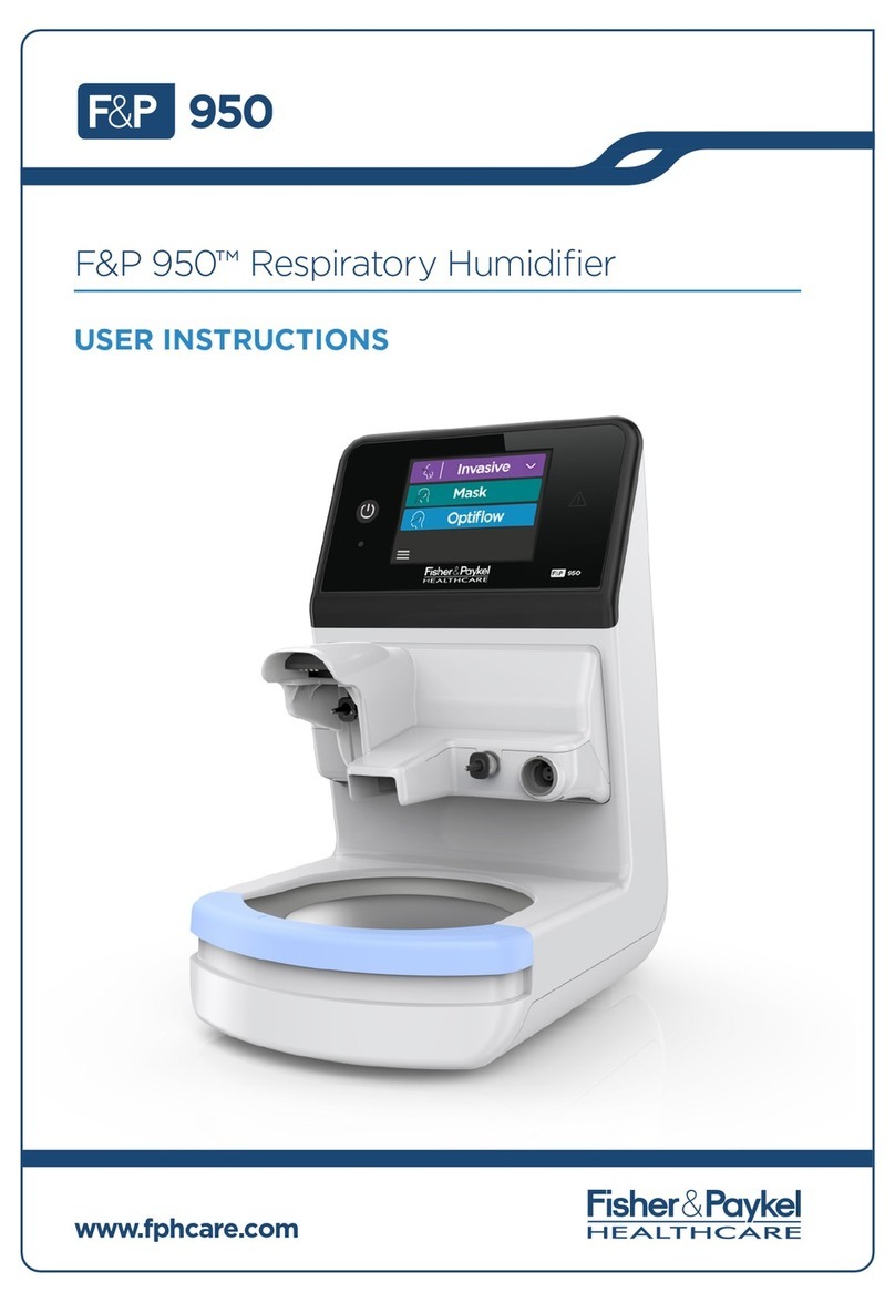 F&P 950 User manual