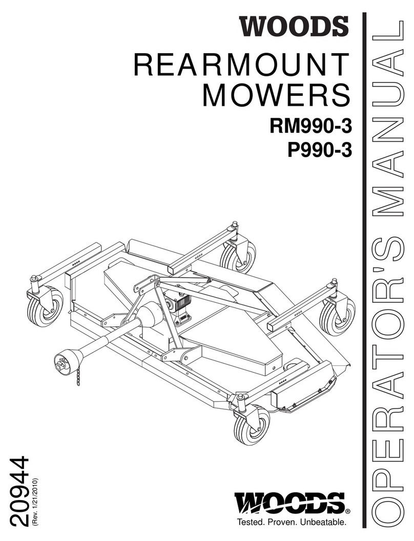 Woods RM990-3 Operator's manual