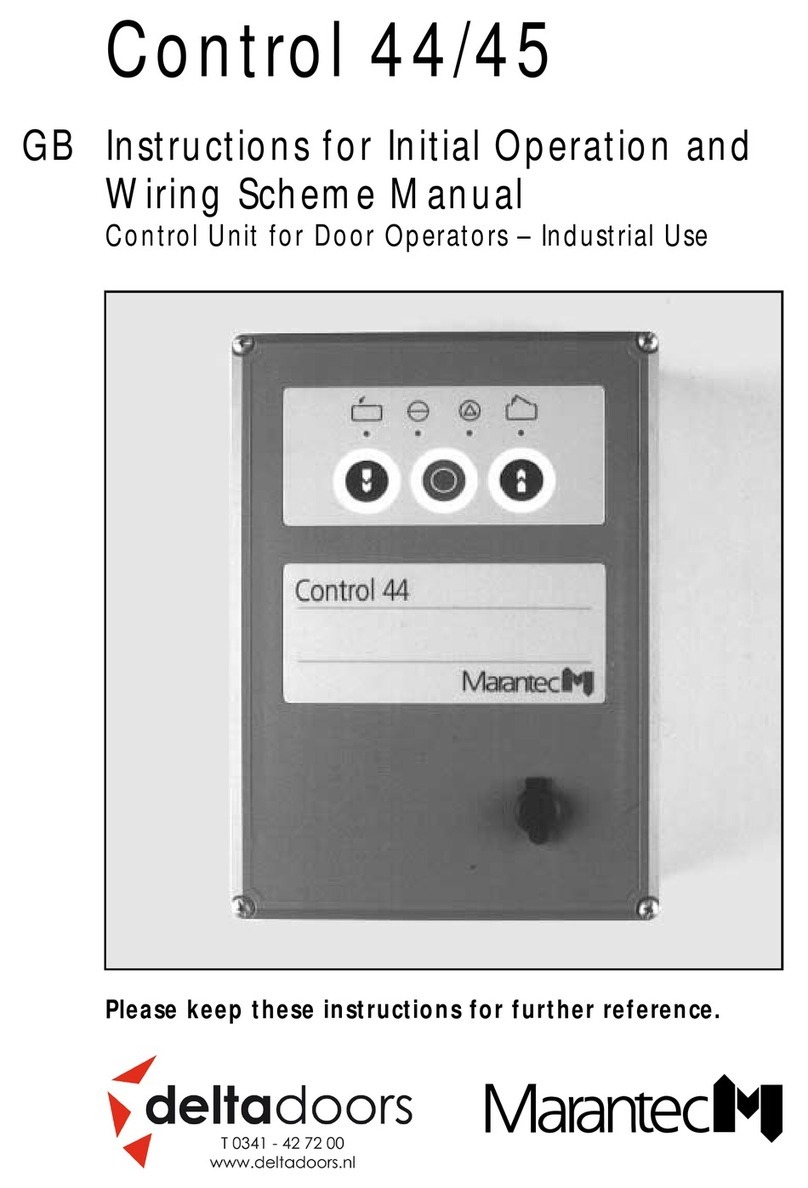 Deltadoors Marantec Control 44 Control unit