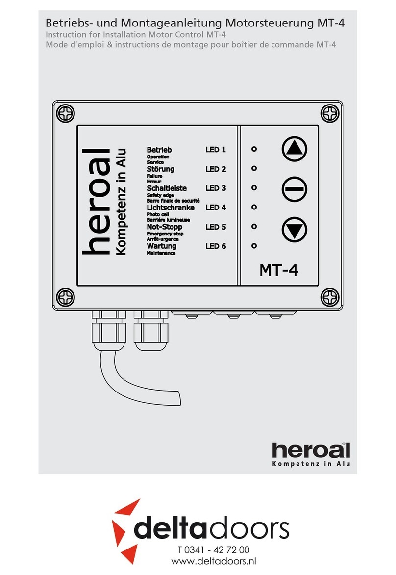 Deltadoors heroal MT-4 Instructions for installation Deltadoors heroal MT-4 Instructions for installation