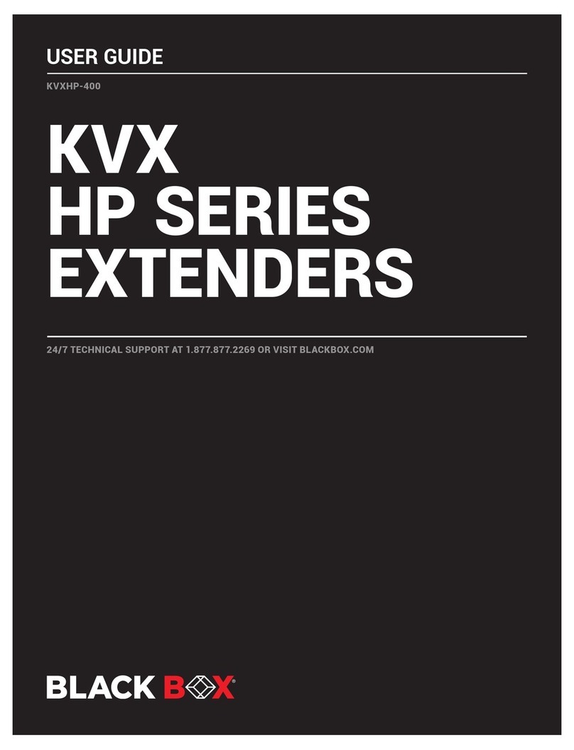 Black Box KVX HP Series user guide