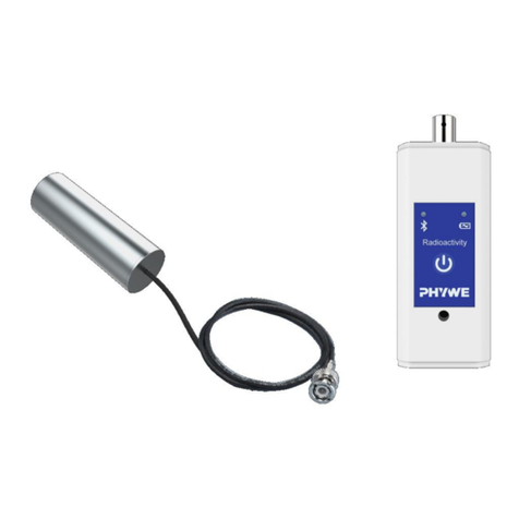 PHYWE Cobra SMARTsense Radioactivity 12937-01 User manual