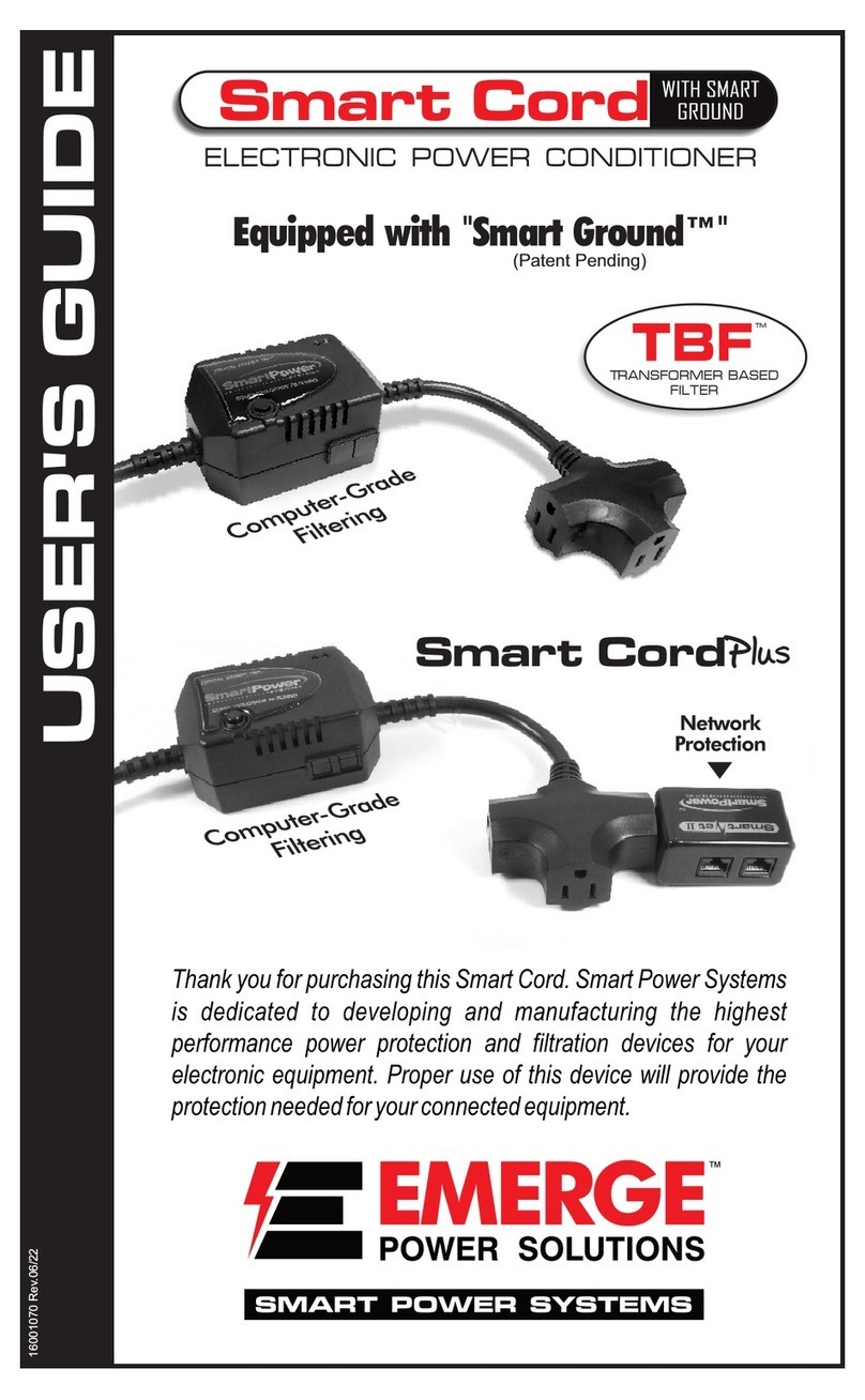 Emerge Smart Cord UTBF07SG-110 user guide