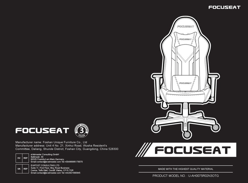 FOCUSEAT U-AH0075R02N3OTG manual
