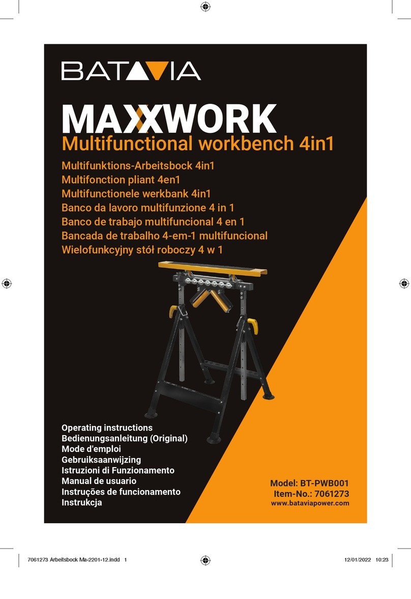 Batavia MAXXWORK BT-PWB001 operating instructions