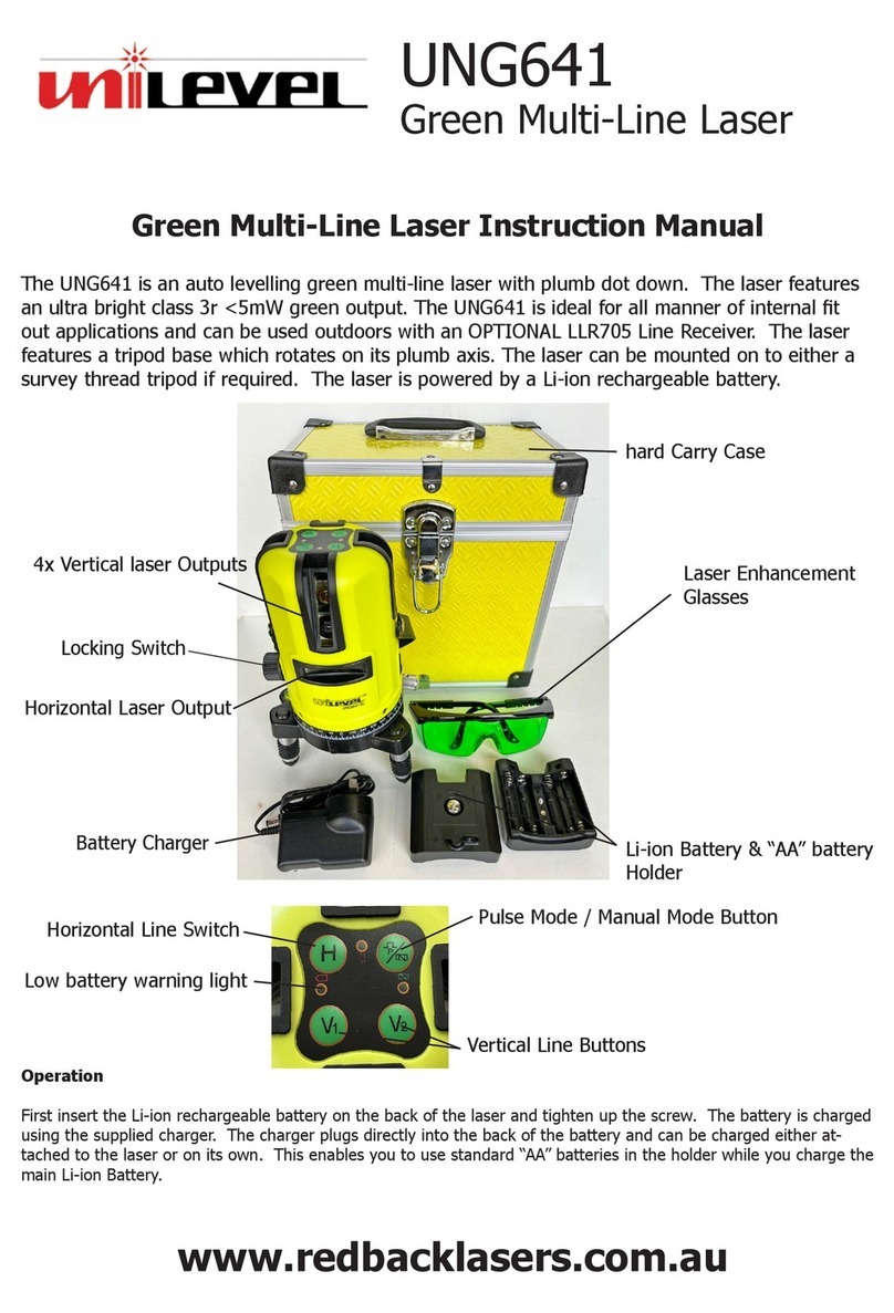 Unilevel UNG641 instruction manual