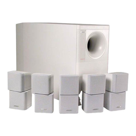 Bose Acoustimass Bass System quick start guide