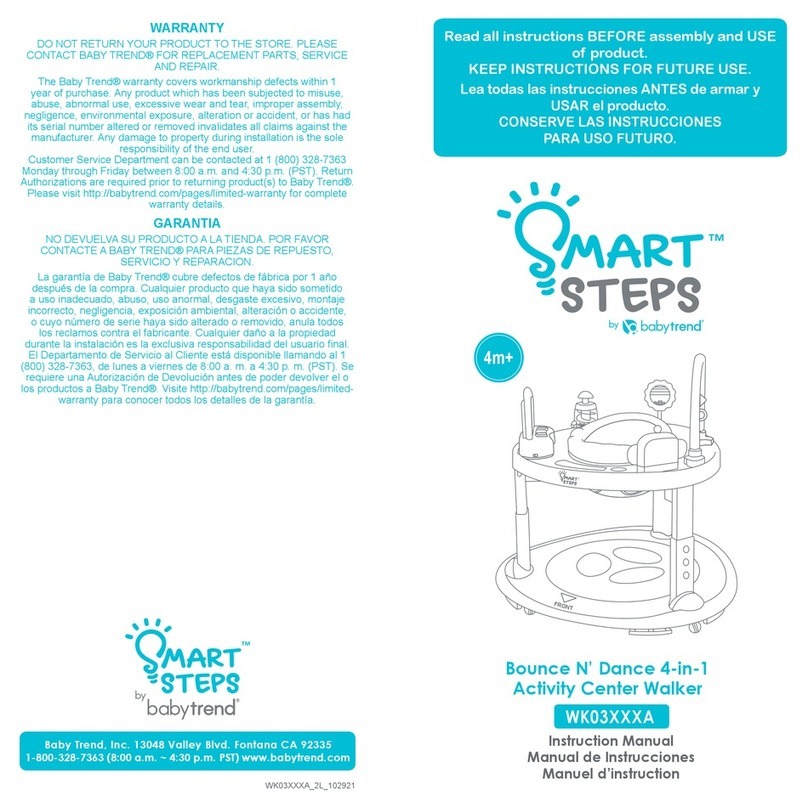 Baby Trend SMART STEPS WK03 A Series instruction manual