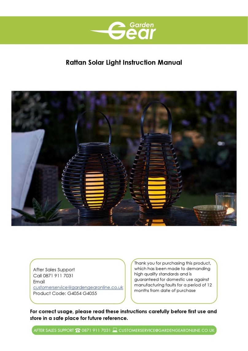 Garden Gear Rattan instruction manual