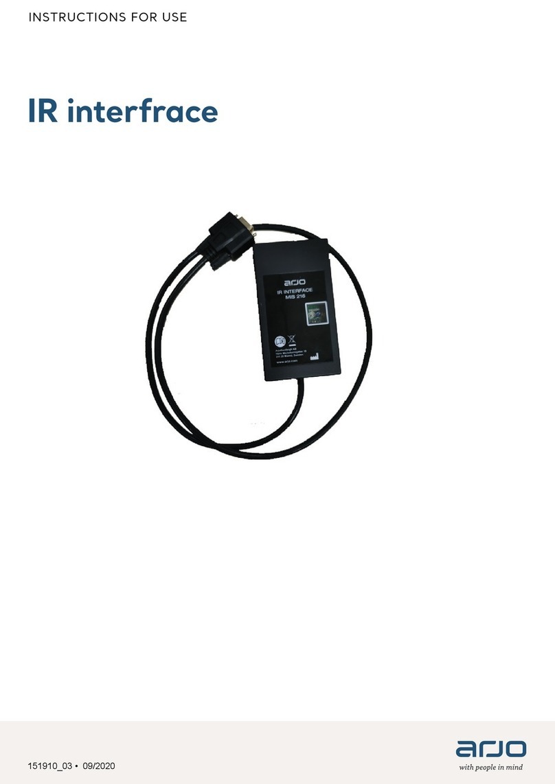 Arjo IR Instructions for use