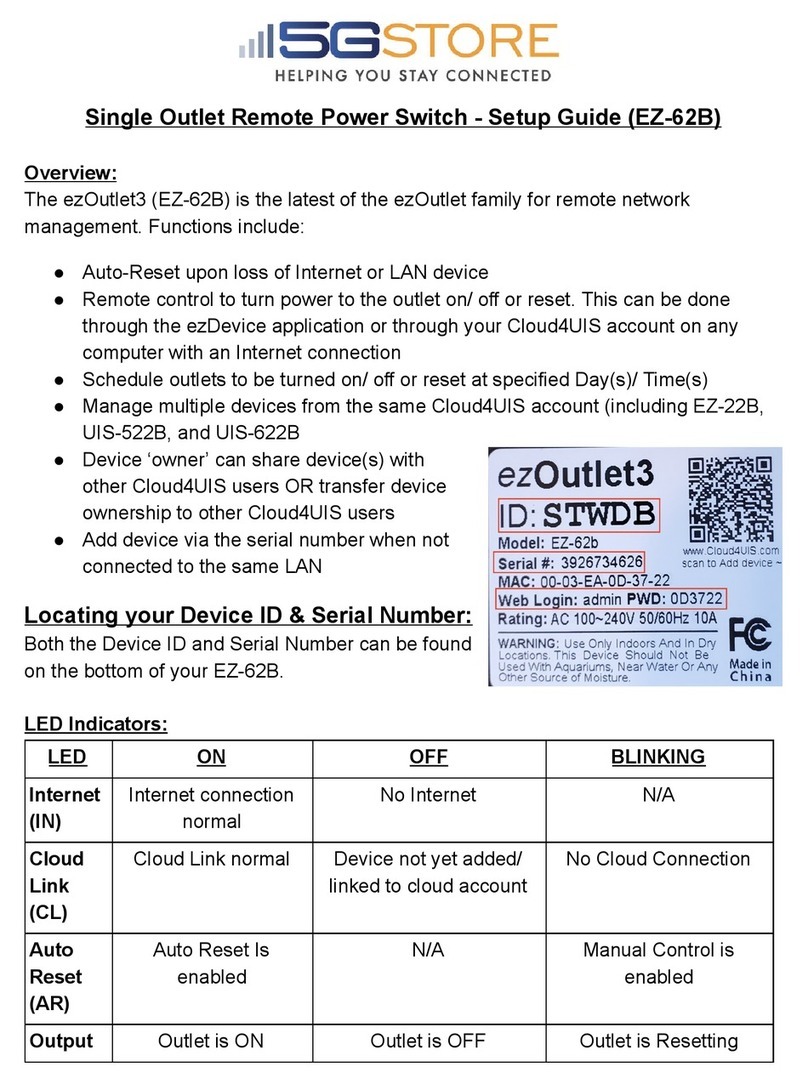 5Gstore EZ-62B Setup guide