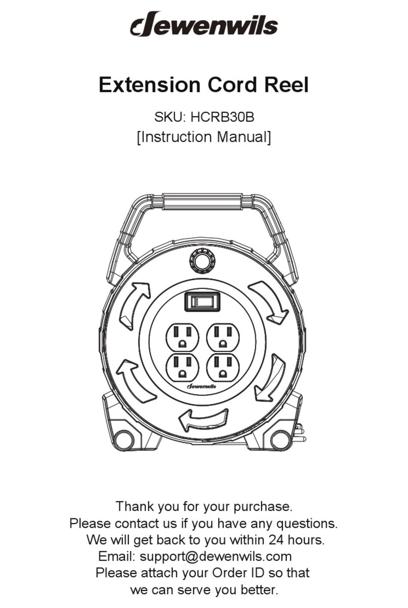 Dewenwils HCRB30B instruction manual Dewenwils HCRB30B instruction manual