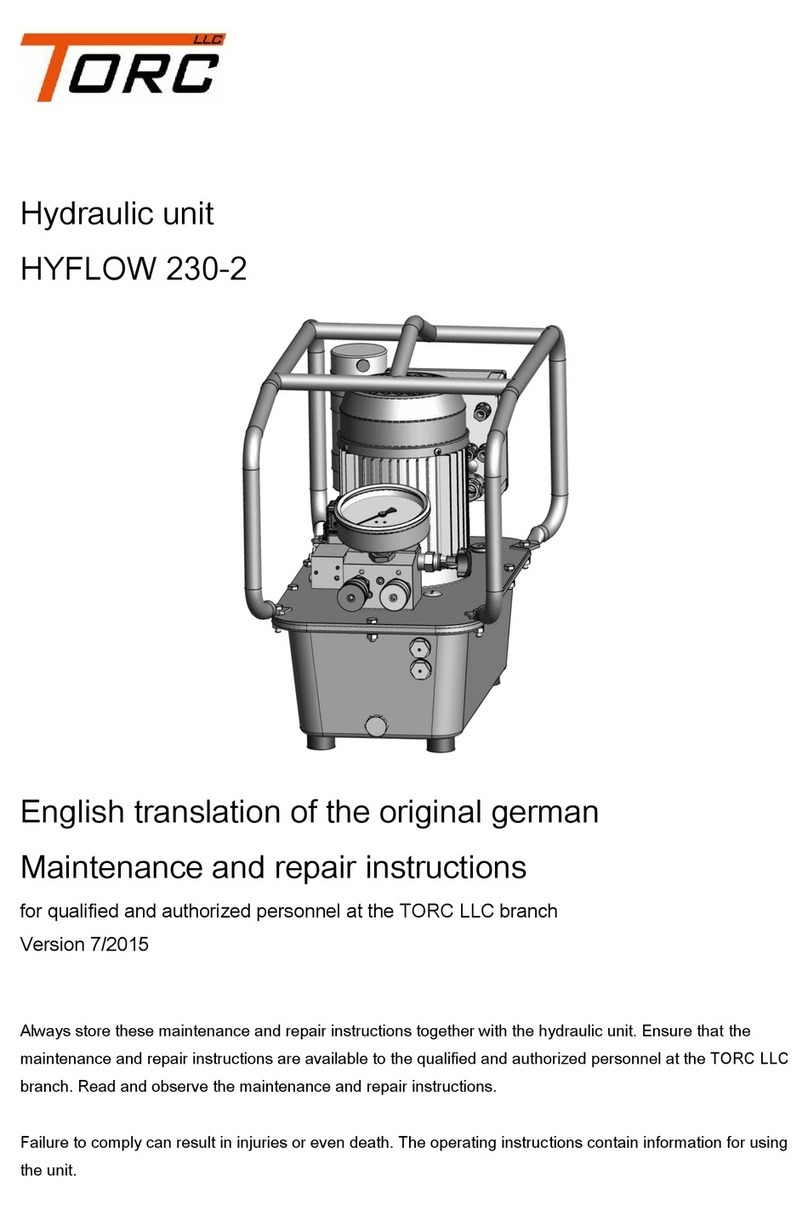 Torc HYFLOW 230-2 Maintenance and Repair Instructions