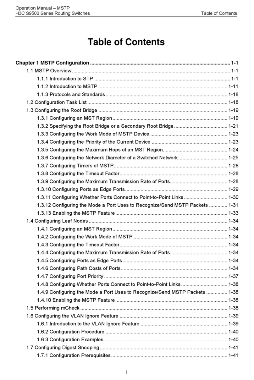H3C S9500 Series Operation manual