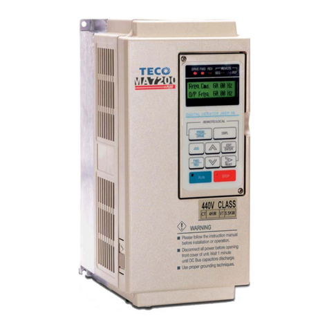 TECO-Westinghouse MA7200 PLUS installation manual