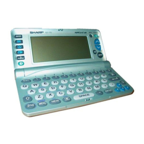 Sharp Wizard OZ-770PC User manual