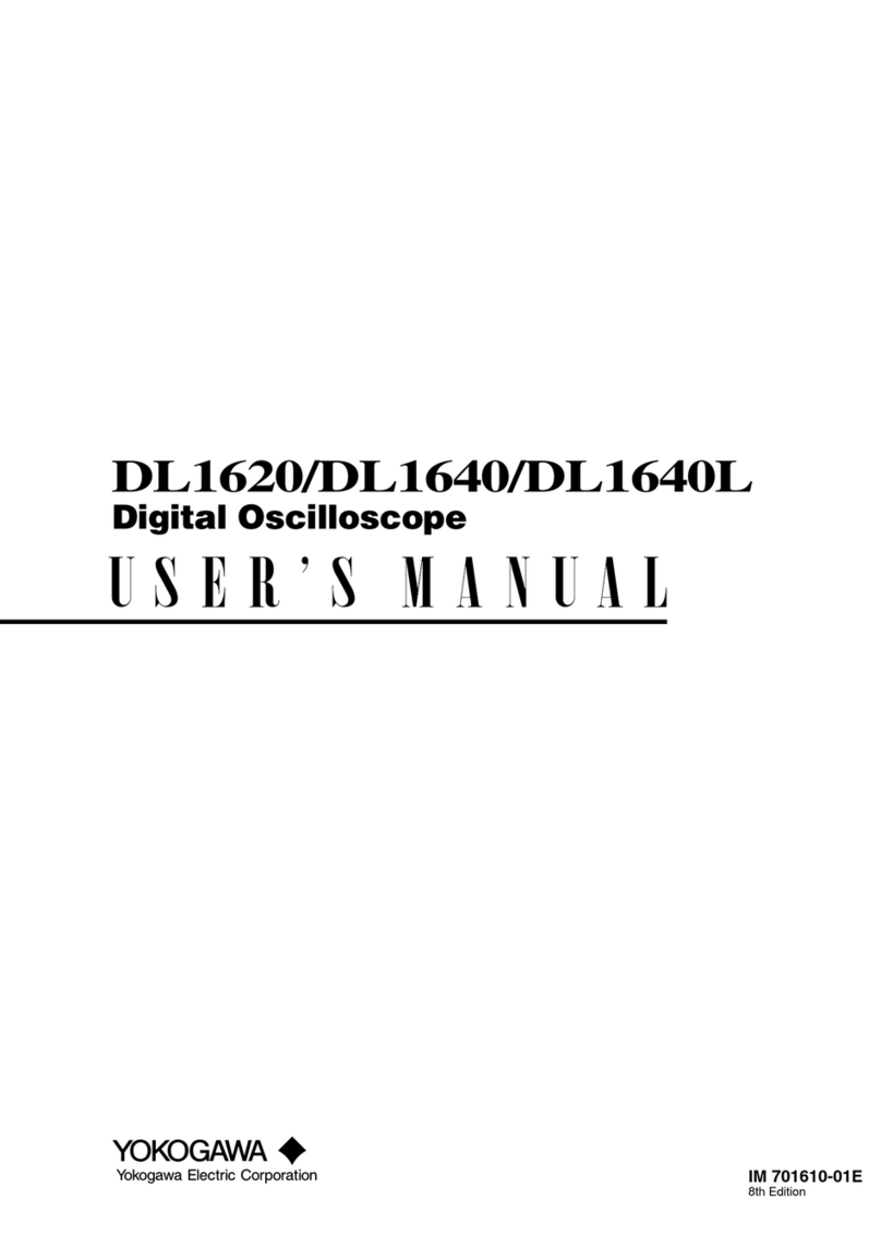 YOKOGAWA DL1620 user manual
